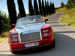 Red, Rolls Royce Phantom Drophead
