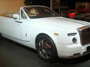 White, Rolls-Royce Phantom Drophead