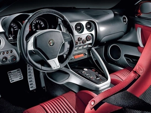 Alfa Romeo 8C Competizione, interior