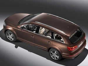 the roof, Audi Q7, aerial