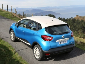 blue, White, the roof, Renault Captur