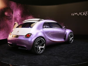 the roof, Citroen Revolte, Folded