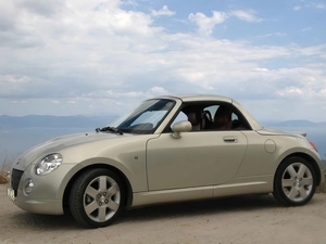 the roof, Daihatsu Copen, hard