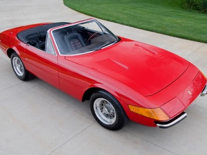 Red, complex, the roof, Ferrari Daytona