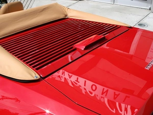 the roof, Ferrari Mondial, Folded
