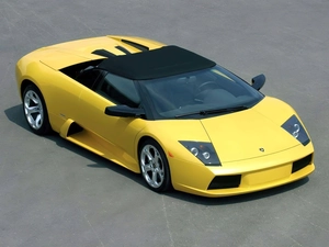 the roof, Lamborghini Murcielago, canvas