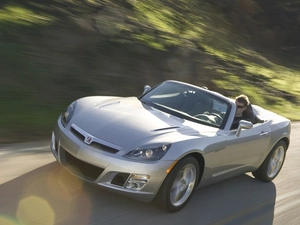 the roof, Saturn Sky, open