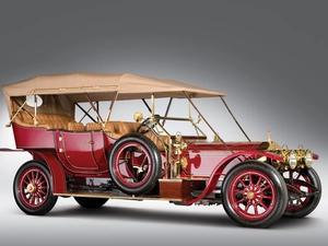 Ghost, 1911, Rolls Royce, silver, antique