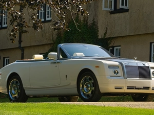 Cabrio, White, Rolls-Royce Phantom Drophead