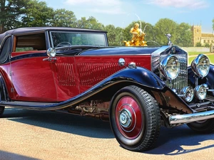 1934, antique, Rolls-Royce Phantom II Continental