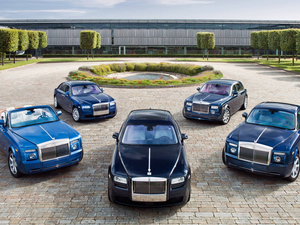 square, cars, Rolls-Royce