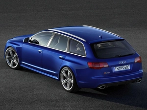 Blue, RS, Combi, Audi A6