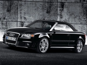 Cabriolet, Black, Audi RS4