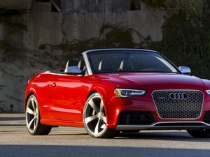 RS5, Audi, Red