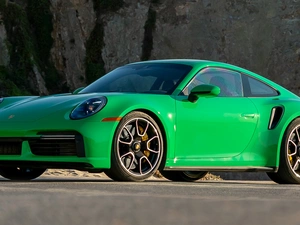 Porsche 911 Turbo S, green ones