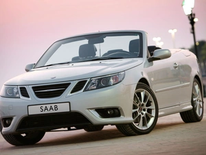 White, Mask, bumper, Saab 9-3
