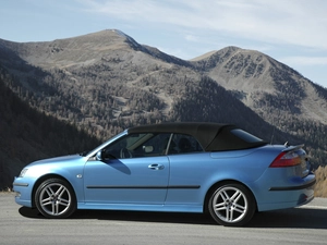 blue, Saab 9-3 Cabrio