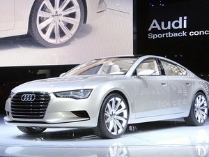 exhibition, Audi A7, saloon