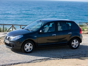 sea, black, Dacia Sandero