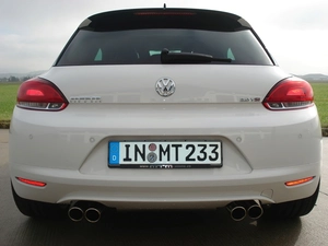 VW Scirocco, Parked, Back, Sensors