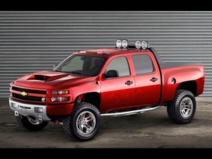 hoist, Chevrolet Silverado, searchlights