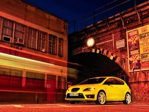 Yellow, Seat Leon Cupra R