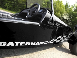 Caterham Series R, driver, logo