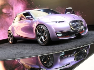 Citroen Revolte, futuristic, shape, reflection