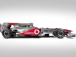 right, side, Mercedes, bolide, F1