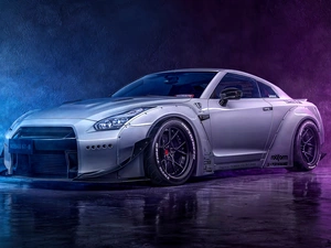 Nissan GT-R, side