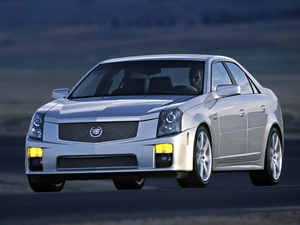 silver, Cadillac CTS