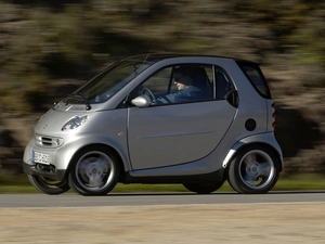 silver, Smart Fortwo