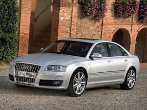 Metalic, Audi S8, silver
