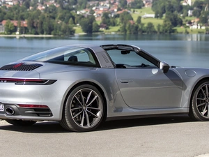 2020, Silver, Porsche 911 Targa