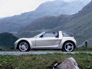 silver, Smart Roadster