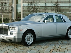 Doors, silver, Rolls-Royce Phantom