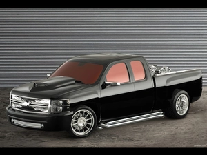 TUNING, Black, Chevrolet Silverado