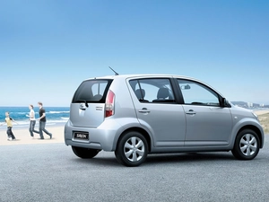 Beaches, commercial, Daihatsu Sirion