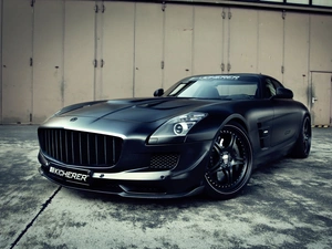 Mercedes, Tuned, SLS, 63AMG, Benz, Kicherer