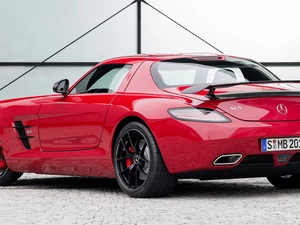 Red, Mercedes-Benz SLS AMG GT