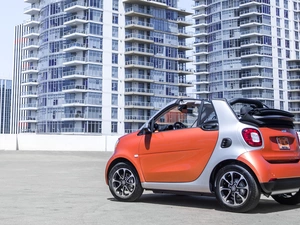 skyscrapers, Smart Fortwo Cabrio, 2017