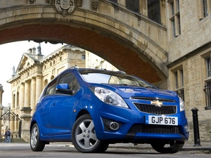 blue, Chevrolet Spark