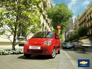 Town, Red, Chevrolet Spark