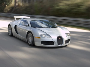 silver, full, speed, Veyron