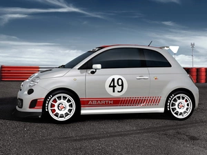 race, spoiler, makeweight, Abarth 500