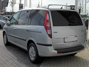 Back, spoiler, roof, Fiat Ulysse