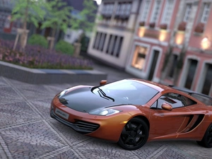 McLaren MP4-12C, square