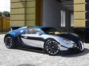 Bugatti Veyron, House, square