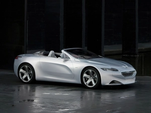 Cabriolet, silver, Peugeot SR1