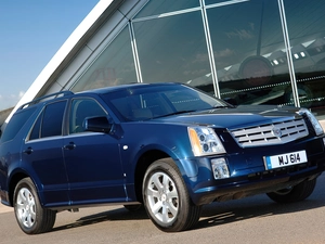 SUV, blue, Cadillac SRX